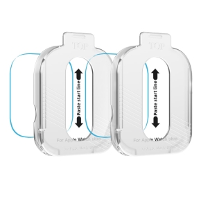 SZKŁO HARTOWANE TECH-PROTECT EASY SET+ 2-PACK APPLE WATCH ULTRA 1  2  3 (49 MM) CLEAR