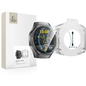 SZKŁO HARTOWANE TECH-PROTECT EASY SET+ 2-PACK HUAWEI WATCH GT 5 PRO (46 MM) CLEAR