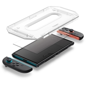 SZKŁO HARTOWANE SPIGEN GLAS.TR ”EZ FIT” 2-PACK NINTENDO SWITCH 2 CLEAR