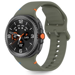 TECH-PROTECT SILICONE SAMSUNG GALAXY WATCH 8  CLASSIC (40  44  46 MM) ARMY GREEN