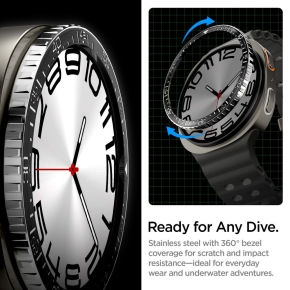 SPIGEN BEZEL TUNE DIVER SAMSUNG GALAXY WATCH 8 (44 MM) BLACK