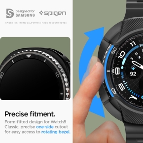 SPIGEN LIQUID AIR SAMSUNG GALAXY WATCH 8 CLASSIC (46 MM) MATTE BLACK