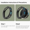 SPIGEN LIQUID AIR SAMSUNG GALAXY WATCH 8 (40 MM) MATTE BLACK