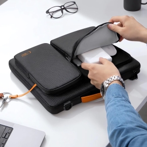 TECH-PROTECT DEFENDER BAG LAPTOP 15-16 BLACKORANGE