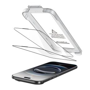 SZKŁO HARTOWANE TECH-PROTECT QUICK SET+ 2-PACK IPHONE AIR BLACK