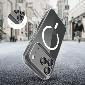 TECH-PROTECT FLEXAIR HYBRID MAGSAFE IPHONE 17 PRO CLEAR