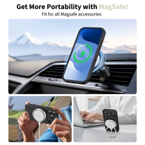 TECH-PROTECT SILICONE MAGSAFE IPHONE 17 PRO BLACK