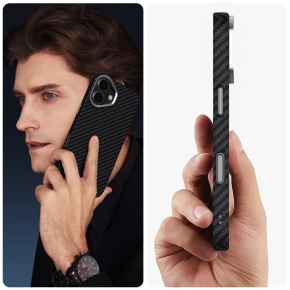 TECH-PROTECT ION CARBON MAGSAFE IPHONE 17 BLACKSILVER