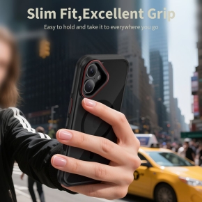 TECH-PROTECT MAGHYBRID MAGSAFE IPHONE 17 BLACKRED