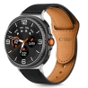 TECH-PROTECT LEATHERFIT SAMSUNG GALAXY WATCH 8  CLASSIC (40  44  46 MM) BLACK