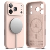 RINGKE SILICONE MAGNETIC MAGSAFE IPHONE 17 PRO MAX PINK SAND