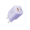 TECH-PROTECT NCM33 2-PORT NETWORK CHARGER PD 33W  QC3.0 BABY PURPLE