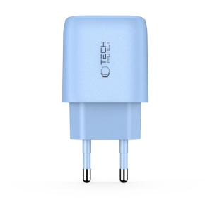 TECH-PROTECT NCA20 2-PORT NETWORK CHARGER PD 20W  QC3.0 BABY BLUE