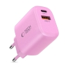 TECH-PROTECT NCA30 2-PORT NETWORK CHARGER PD 30W  QC3.0 BABY PINK