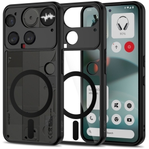 TECH-PROTECT MAGMAT MAGSAFE NOTHING PHONE 3 BLACKCLEAR