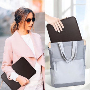 TECH-PROTECT FLEECE LAPTOP 13-14 CHOCOLATE