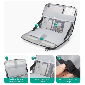 TECH-PROTECT RANGER-X TACTICAL BAG LAPTOP 13-14 BLACK