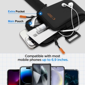 TECH-PROTECT M7 UNIVERSAL SPORT ARMBAND BLACKORANGE