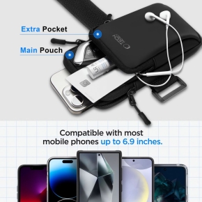 TECH-PROTECT M7 UNIVERSAL SPORT ARMBAND BLACKBLACK