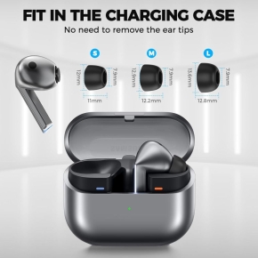 TECH-PROTECT EAR TIPS 3-PACK SAMSUNG GALAXY BUDS 3 PRO GREY