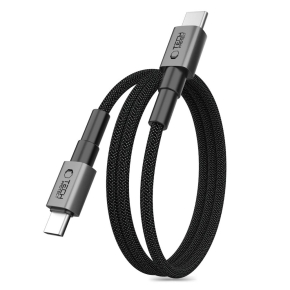 TECH-PROTECT ULTRABOOST DNA MAGTWIST TYPE-C CABLE PD 100W  5A 100CM IRON GREY