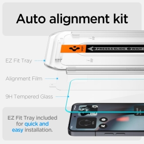 SZKŁO HARTOWANE SPIGEN GLAS.TR ”EZ FIT” 2-PACK NOTHING PHONE 3 CLEAR