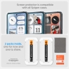 SZKŁO HARTOWANE SPIGEN GLAS.TR ”EZ FIT” 2-PACK NOTHING PHONE 3 CLEAR