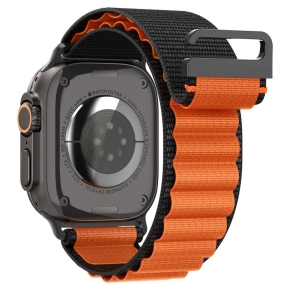 SPIGEN WBF1 BAND APPLE WATCH 8  9  10  11  SE  ULTRA (44  45  46  49 MM) BLACKORANGE