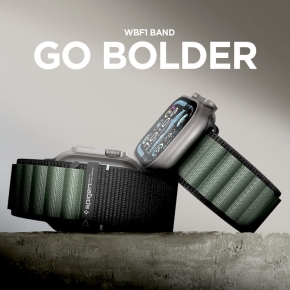 SPIGEN WBF1 BAND APPLE WATCH 8  9  10  11  SE  ULTRA (44  45  46  49 MM) BLACKGREEN