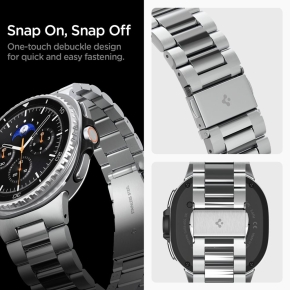 SPIGEN MODERN FIT BAND GALAXY WATCH 8  CLASSIC (40  44  46 MM) SILVER