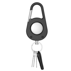TECH-PROTECT SLIDELOCK CARABINER KEYCHAIN APPLE AIRTAG 1  2 BLACK