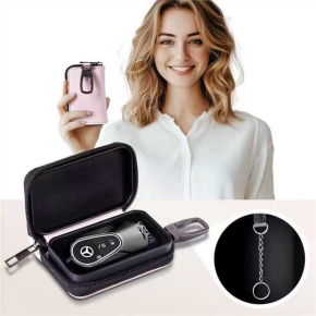 KLATKA FARADAYA TECH-PROTECT KLR300 POUCH KEYLESS RFID SIGNAL BLOCKER CASE PINK