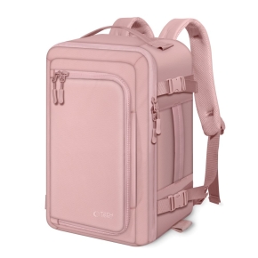 TECH-PROTECT DEFENDER S50 RYANAIR & WIZZAIR TRAVEL LAPTOP CABIN BACKPACK 20L 40x20x25 DUSTY PINK