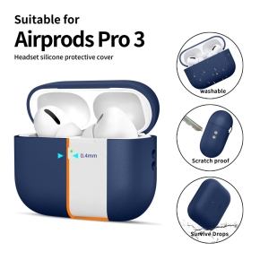 TECH-PROTECT SILICONE APPLE AIRPODS PRO 3 NAVY BLUE