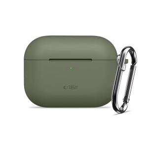 TECH-PROTECT SILICONE HOOK APPLE AIRPODS PRO 3 OLIVE GREEN