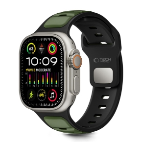 TECH-PROTECT ICONBAND LINE APPLE WATCH 8  9  10  11  SE  ULTRA (44  45  46  49 MM) BLACKGREEN