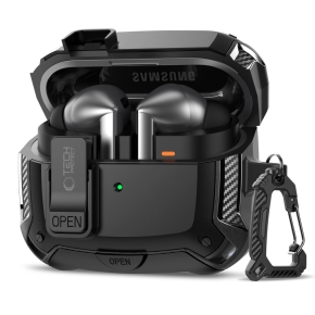 TECH-PROTECT CARBONOX MAGSAFE SAMSUNG GALAXY BUDS 3  3 FE  3 PRO BLACK