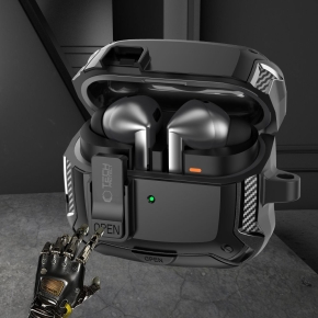 TECH-PROTECT CARBONOX MAGSAFE SAMSUNG GALAXY BUDS 3  3 FE  3 PRO BLACK