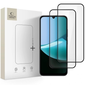 SZKŁO HARTOWANE TECH-PROTECT GLASS FIT+ 2-PACK XIAOMI REDMI 15C 5G  POCO C85 5G BLACK