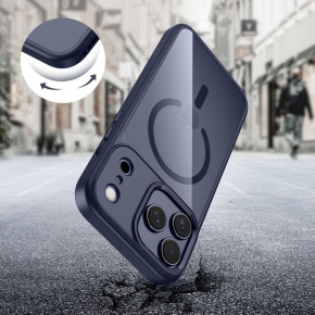 TECH-PROTECT MAGMAT MAGSAFE IPHONE 17 PRO DEEP BLUECLEAR