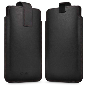 TECH-PROTECT SM65 UNIVERSAL PHONE POUCH 6.0-6.9 INCH BLACKRED