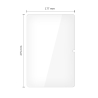 SZKŁO HARTOWANE TECH-PROTECT GLASS FIT+ 2-PACK XIAOMI POCO PAD M1  REDMI PAD PRO  2 PRO 12.1 CLEAR