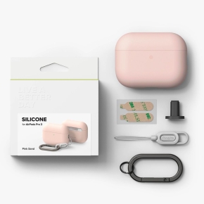 RINGKE SILICONE APPLE AIRPODS PRO 3 PINK SAND