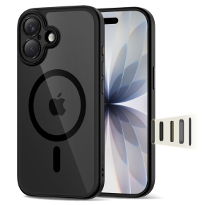 TECH-PROTECT MAGPEAK MAGSAFE CC IPHONE 17 BLACKCLEAR