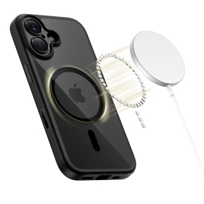 TECH-PROTECT MAGPEAK MAGSAFE CC IPHONE 17 BLACKCLEAR