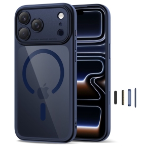 TECH-PROTECT MAGPEAK MAGSAFE CC IPHONE 17 PRO MAX DEEP BLUECLEAR