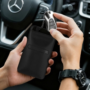 KLATKA FARADAYA TECH-PROTECT KLR400 POUCH KEYLESS RFID SIGNAL BLOCKER CASE BLACKBLACK