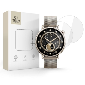 SZKŁO HARTOWANE TECH-PROTECT GLASS FIT+ 2-PACK XIAOMI WATCH S4 (41 MM) CLEAR
