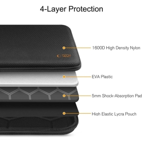 TECH-PROTECT HARDPOUCH LAPTOP 13-14 BLACKORANGE