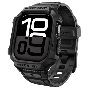 SPIGEN RUGGED ARMOR ”PRO” V2 APPLE WATCH 10  11 (42 MM) MATTE BLACK